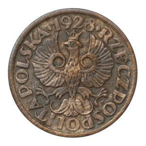 Zweite Polnische Republik, 1 Groschen, 1928