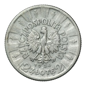 II RP, 2 złote 1934nPiłsudski