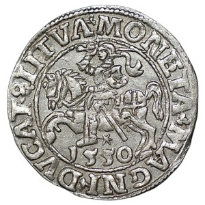 Zygmunt II August, Półgrosz 1550, Wilno - LI/LITVA