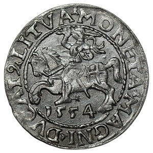 Sigismund II Augustus, Half-Groschen, 1554, Vilnius - LI/LITVA