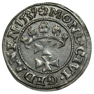 Zygmunt I Stary, Szeląg 1539, Gdańsk