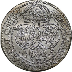 Sigismund III Vasa, 1596 sixer, Malbork
