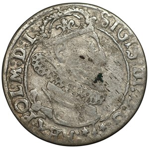Sigismund III Vasa, 1624 six-real coin, Kraków