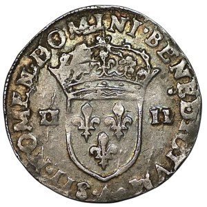 Henry of Valois, 1/4 ecu, 1589, Paris