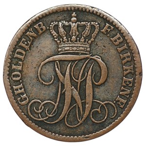Germany, Oldenburg-Birkenfeld, 1 pfennig, 1859