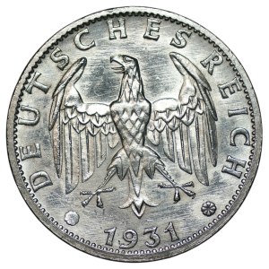 Niemcy, Republika Weimarska, 3 marki 1931 G