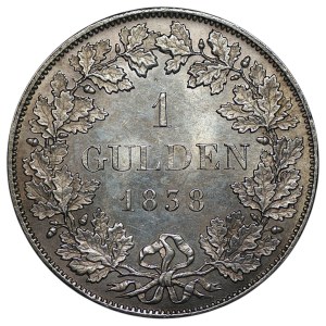 Germany, Hesse-Homburg, 1 gulden, 1838