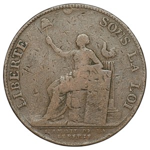 Frankreich, Brüder Monneron, 2 Sols, 1791