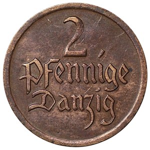 Svobodné město Gdaňsk, 2 fenigy, 1923