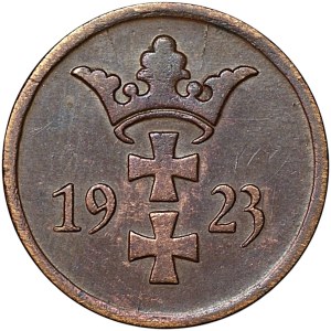 Svobodné město Gdaňsk, 2 fenigy, 1923