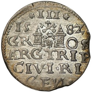Stefan Batory, Trojak 1582, Ryga