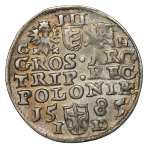 Stefan Batory, Trojak 1585, Olkusz – G-H