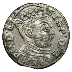 Stefan Batory, Trojak 1585, Riga
