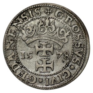 Stefan Batory, Grosz 1578, Gdaňsk