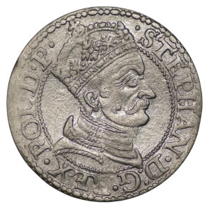Stefan Batory, Grosz 1579, Gdaňsk