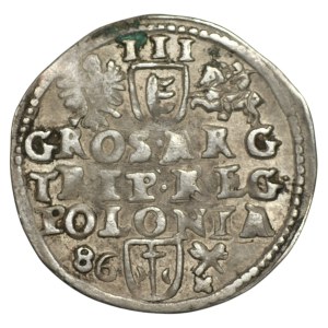 Stefan Batory, Trojak 1586, Poznań