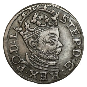 Stefan Batory, Trojak 1583, Riga