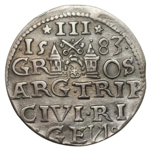 Stefan Batory, Trojak 1583, Riga