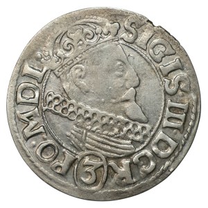 Sigismund III. Wasa, Dreikreuz-Münze von 1616, Krakau
