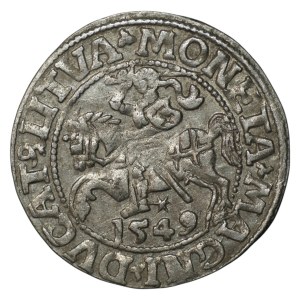 Sigismund II Augustus, Half-grosz, 1549, Vilnius - LI/LITVA