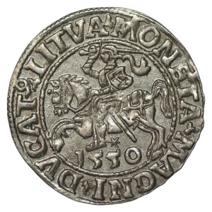 Sigismund II Augustus, Half-grosz, 1550, Vilnius - LI/LITVA