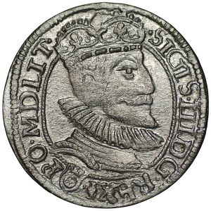 Sigismund III. Wasa, Groschen 1594, Olkusz – SELTEN