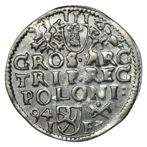 Zygmunt III Waza, Trojak 1594, Poznań