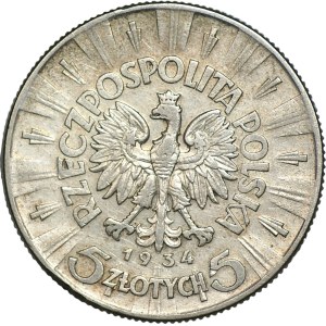 5 zlotys 1934, Józef Piłsudski