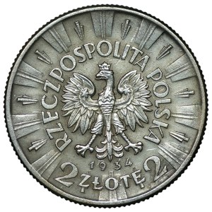 2 zlotys de 1934, Józef Piłsudski