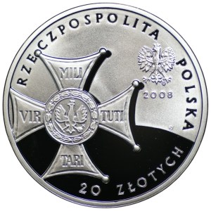 20 zlotych, 2008, 90th Anniversary of the Restoration of Independence