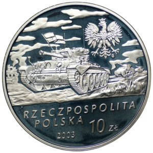 10 zlotys 2003, le général Stanisław Maczek