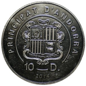 Andora, 10 dinerów 2014, Gallfer