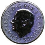 United Kingdom, Charles III, 5 pounds 2023, Tudor Beasts, Bull of Clerance, 2 ounces