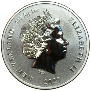 New Zealand, 1 Dollar 2020, Penguins, 1 ounce