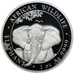 Somalia, 100 Schilling 2021, Elefant, 1 Unze