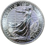 United Kingdom, 2 pounds, 2021, Britannia, 1 ounce
