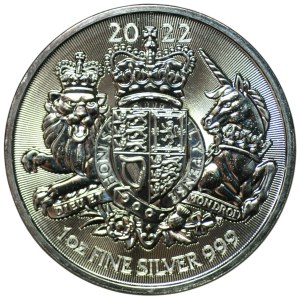 United Kingdom, 2 pounds, 2022, 1 ounce