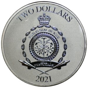 Niue, $2, 2021, Star Wars – The Mandalorian, 1 ounce