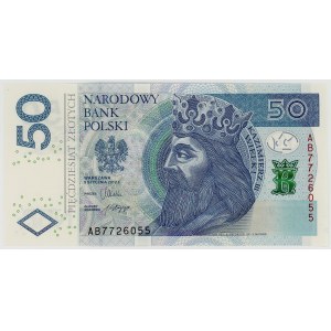 50 zlotých 2012, séria AB