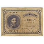 1 zloty, 1919, Series S. 53 H 017,777