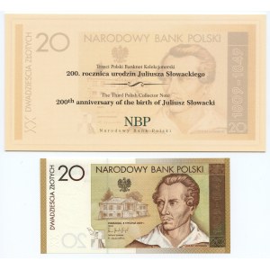 20 zlotych, 2009, Juliusz Słowacki