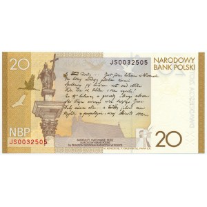 20 złotych 2009, Juliusz Słowacki + folder emisyjny