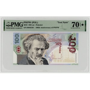 100th Anniversary of PWPW, PMG 70 EPQ ★ - MAX NOTA