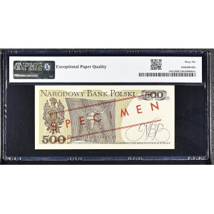 500 zlotych, 1979, AZ 0000000 series, Design No. 2459*, PMG 66 EPQ