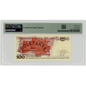 100 Złoty 1986, Serie RR, PMG 67 EPQ
