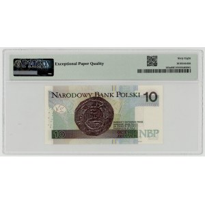 10 zlotych, 2012, series AA0066069, PMG 68 EPQ