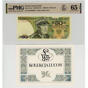 50 Złoty 1988, Serie HU 0696964, PMG 65 EPQ