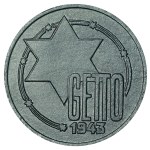 Łódź Ghetto, Litzmannstadt Ghetto, 10 marks, 1943, 30-degree twist