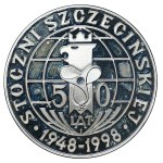 Medal, Szczecin Shipyard, 500 Ships 1994, 999 silver, 31.1 g.