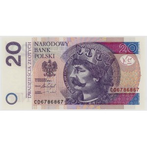 20 złotych 2016, seria CD